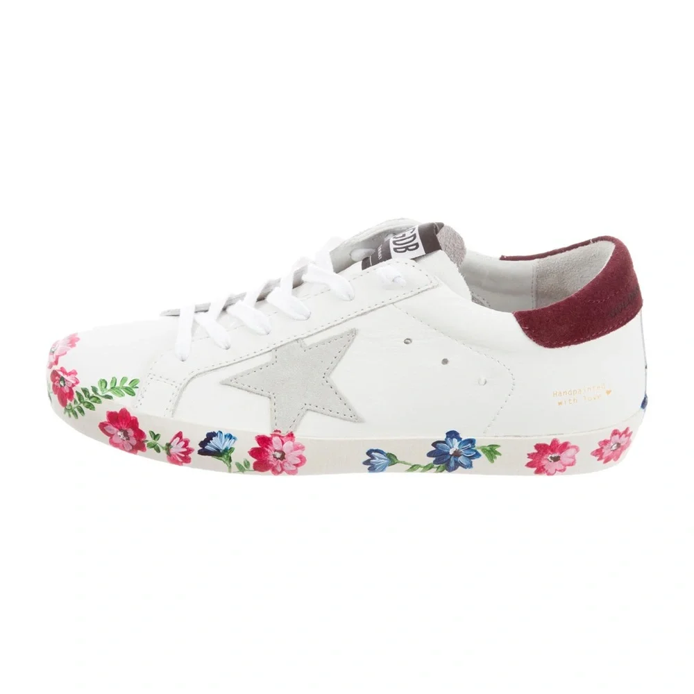Golden Goose Floral Superstar Sneakers - Picture 1 of 8